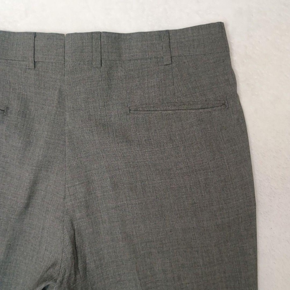 Brooks Brothers Pant Men 33x30 Gray Wool Classic Lined Dress Flat Front Suit USA - Picture 5 of 15